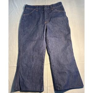 Vintage Sedgefield Husky Jeans Blue Denim Made in USA 32x28 Dark Wash 5949-2